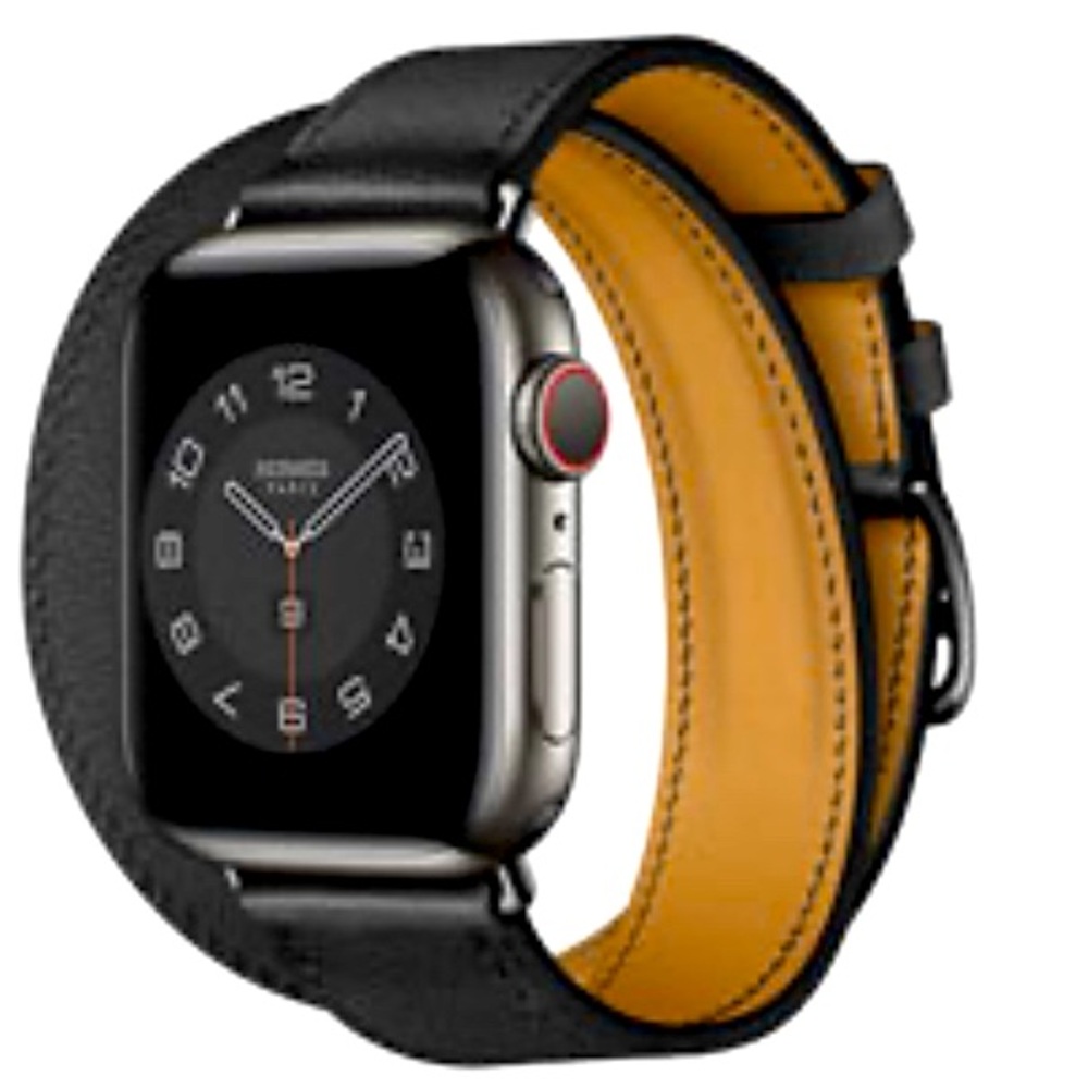 💎 Apple Watch Hermès Series 6 - 40mm Black SS + Hermès Double Tour Band
